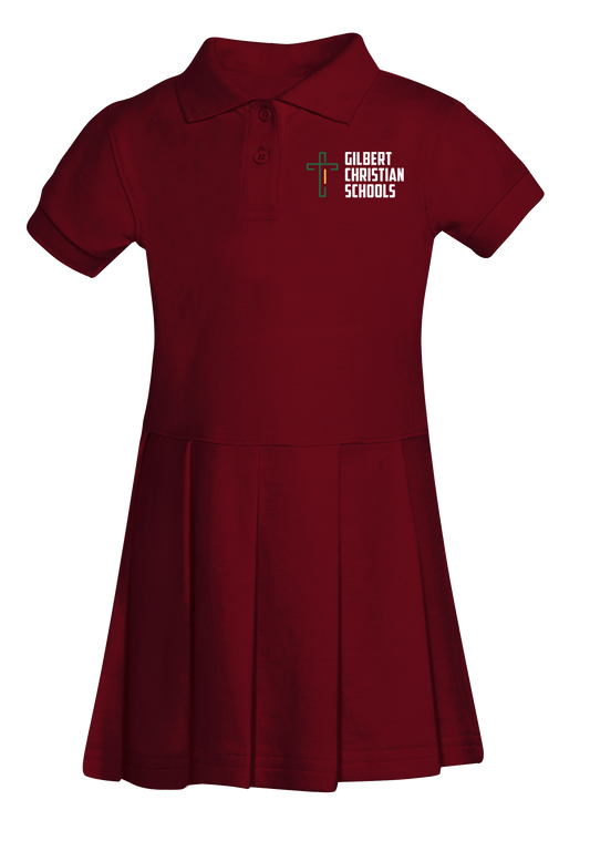 Childrens Pique Polo Dress (Sizes 4-6X)