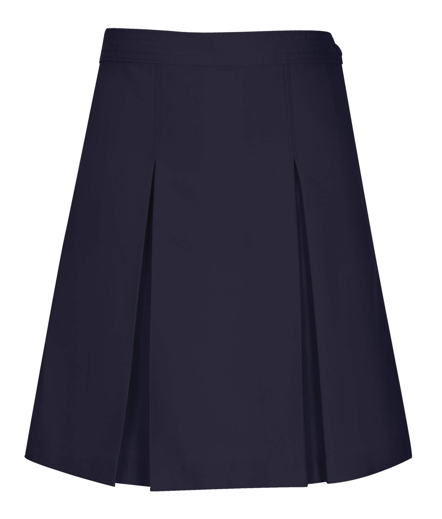 Longer Length Girls Kick Pleat Skirt