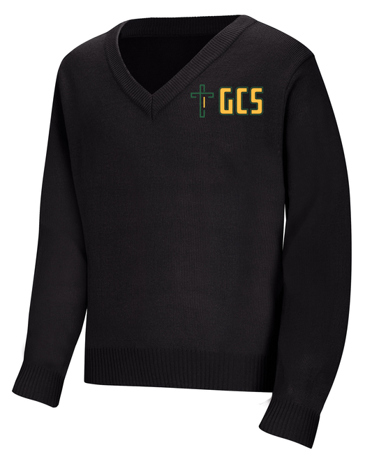 Youth Unisex Long Sleeve V-Neck