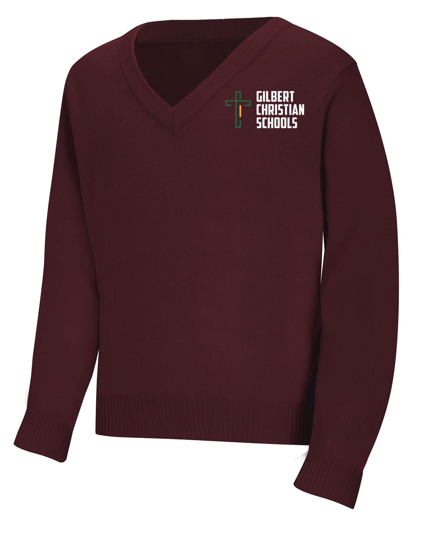 Youth Unisex Long Sleeve V-Neck