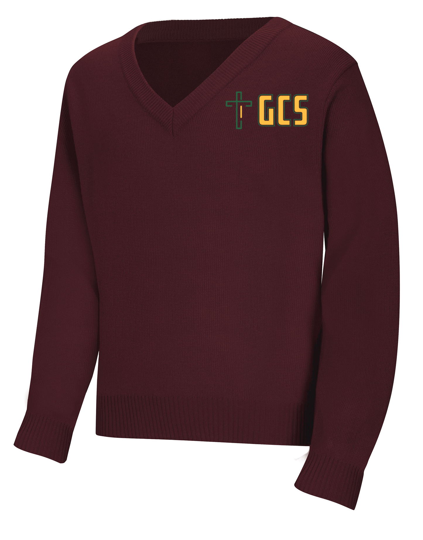 Youth Unisex Long Sleeve V-Neck