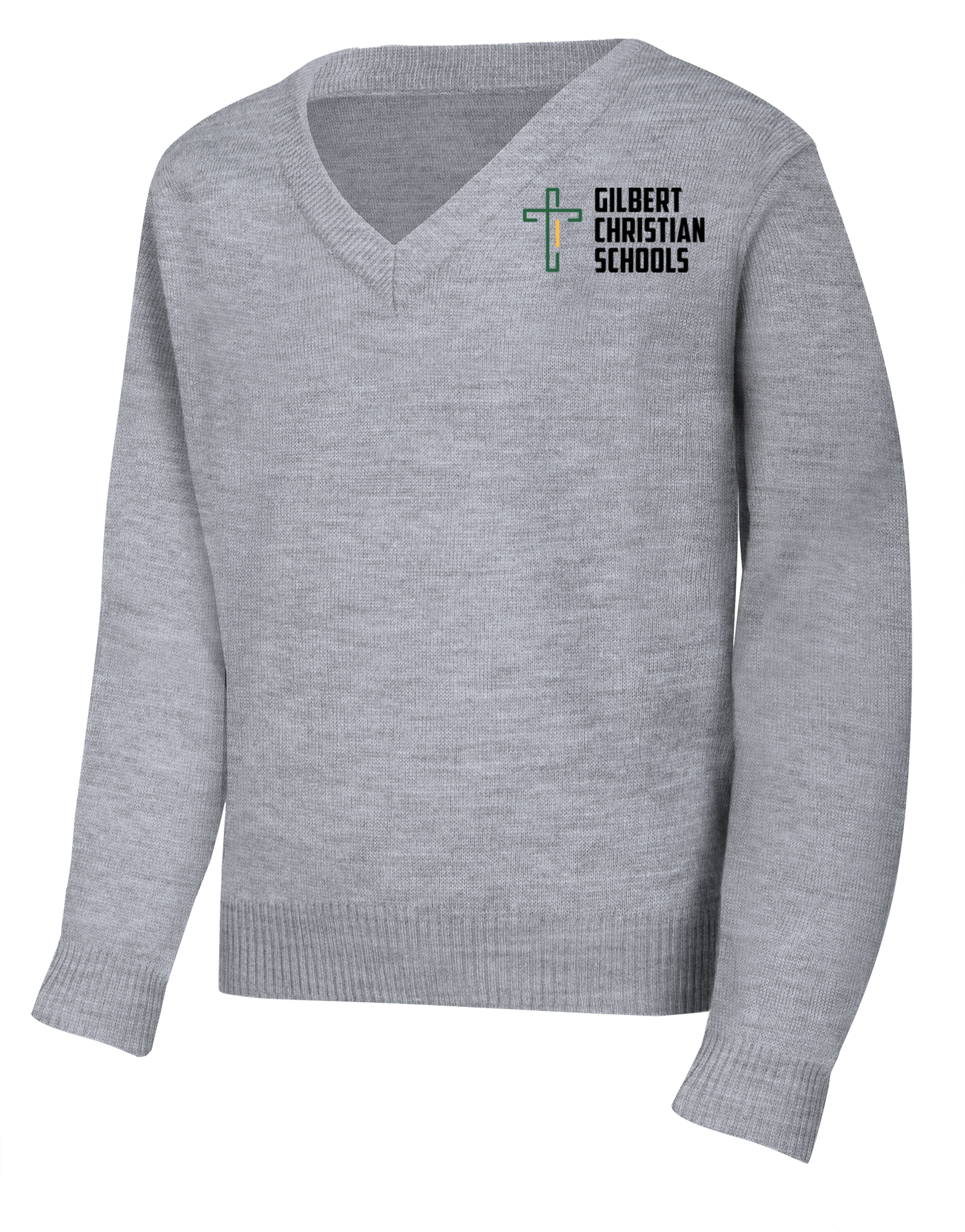 Youth Unisex Long Sleeve V-Neck