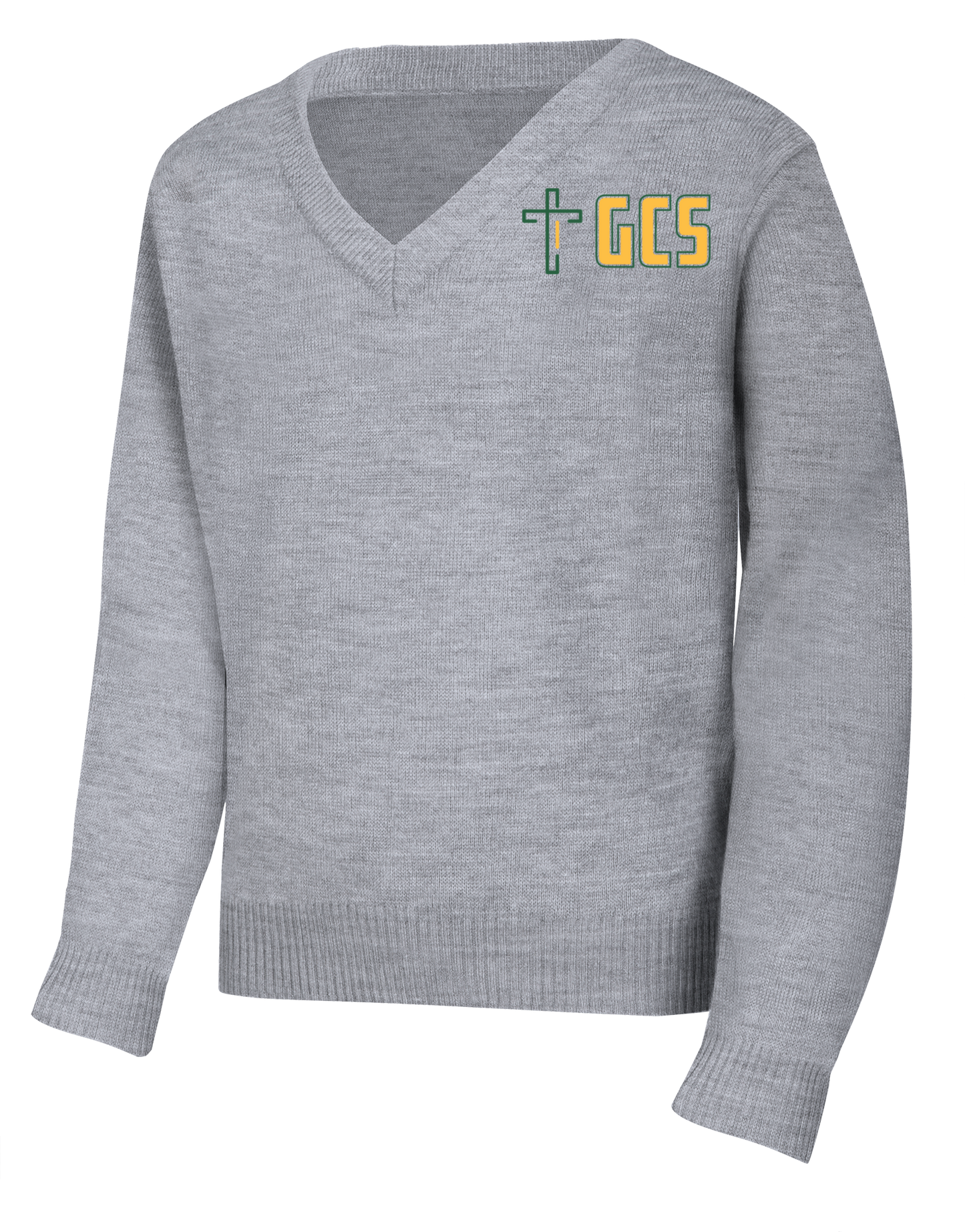 Youth Unisex Long Sleeve V-Neck