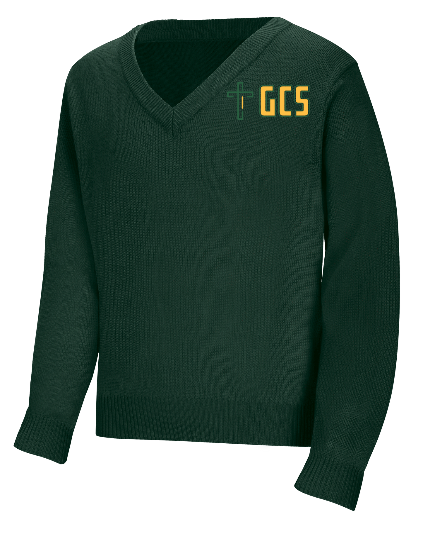 Youth Unisex Long Sleeve V-Neck
