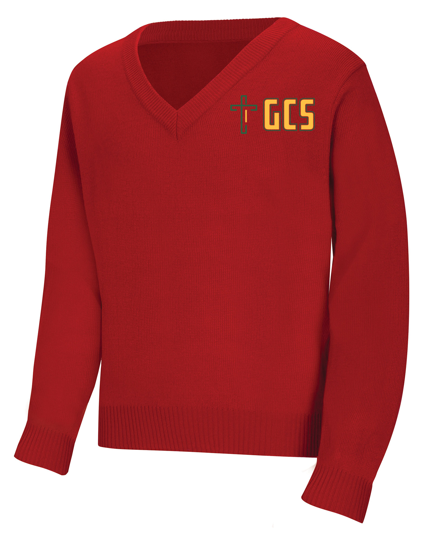 Youth Unisex Long Sleeve V-Neck