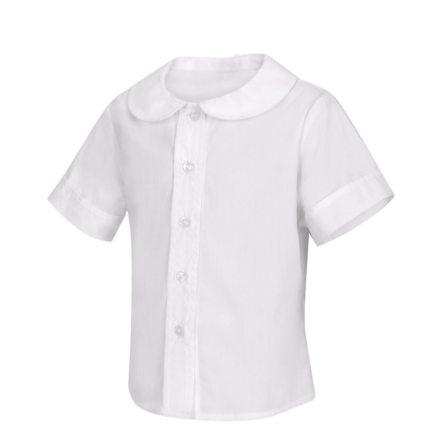 Toddler Short Sleeve Peter Pan Blouse