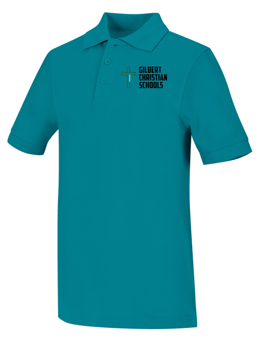 Adult Unisex Short Sleeve Pique Polo