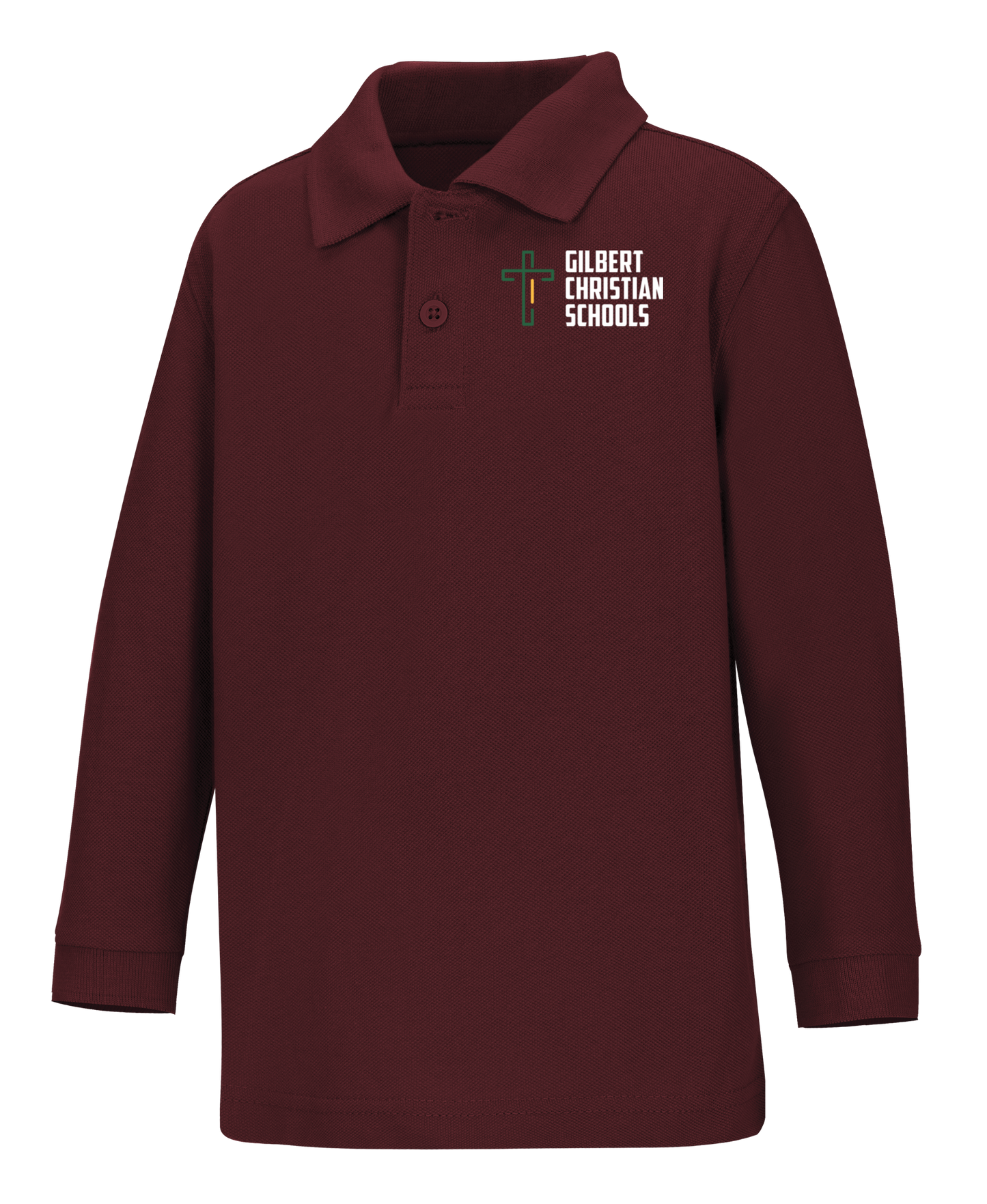 Old Fit Youth Long Sleeve Interlock Polo