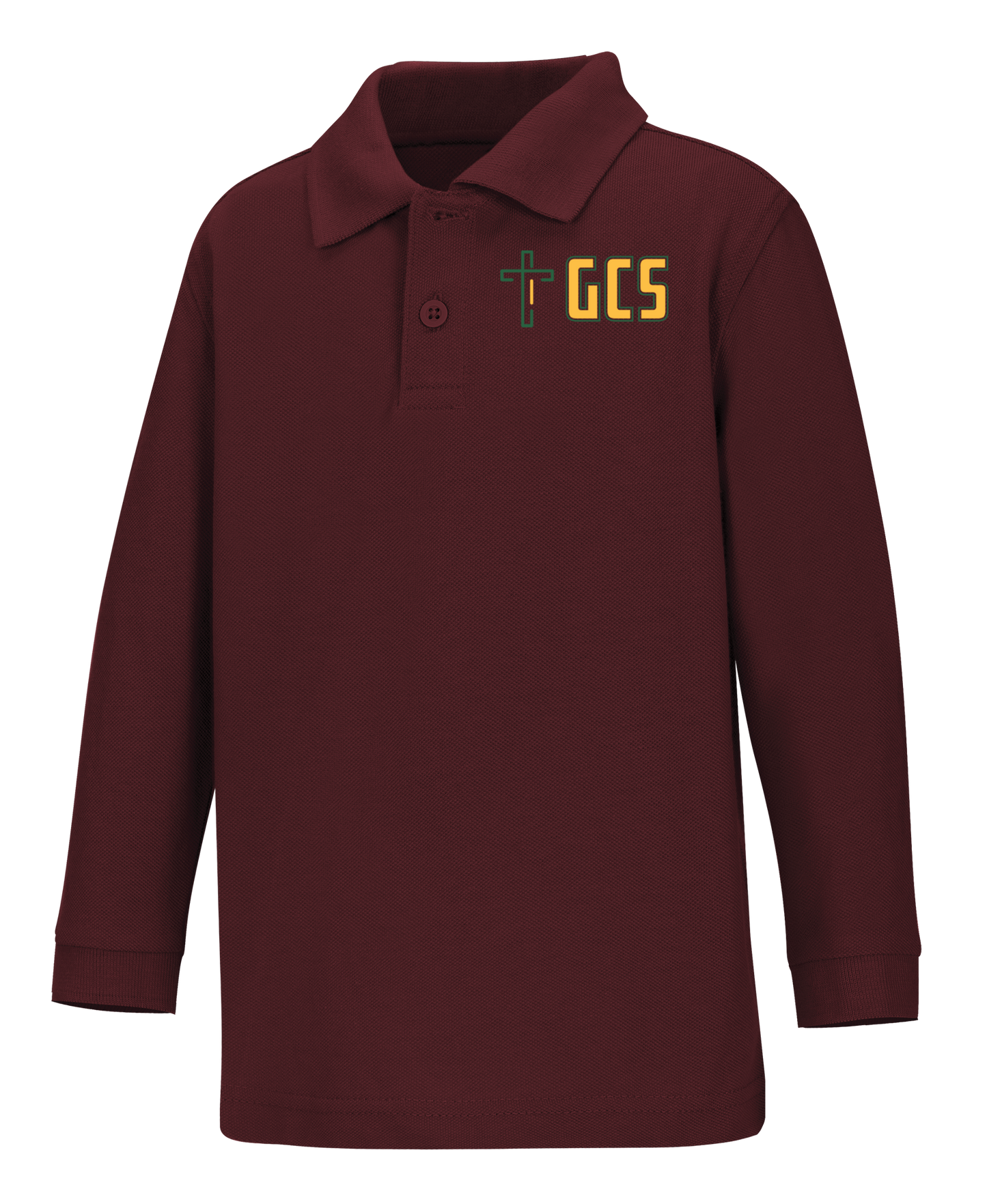 Old Fit Youth Long Sleeve Interlock Polo