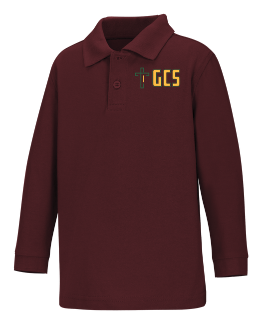 Old Fit Youth Long Sleeve Interlock Polo