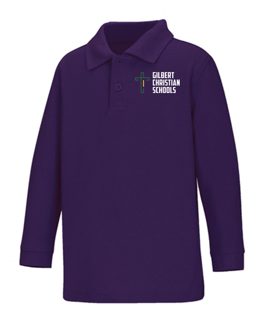 Old Fit Youth Long Sleeve Pique Polo