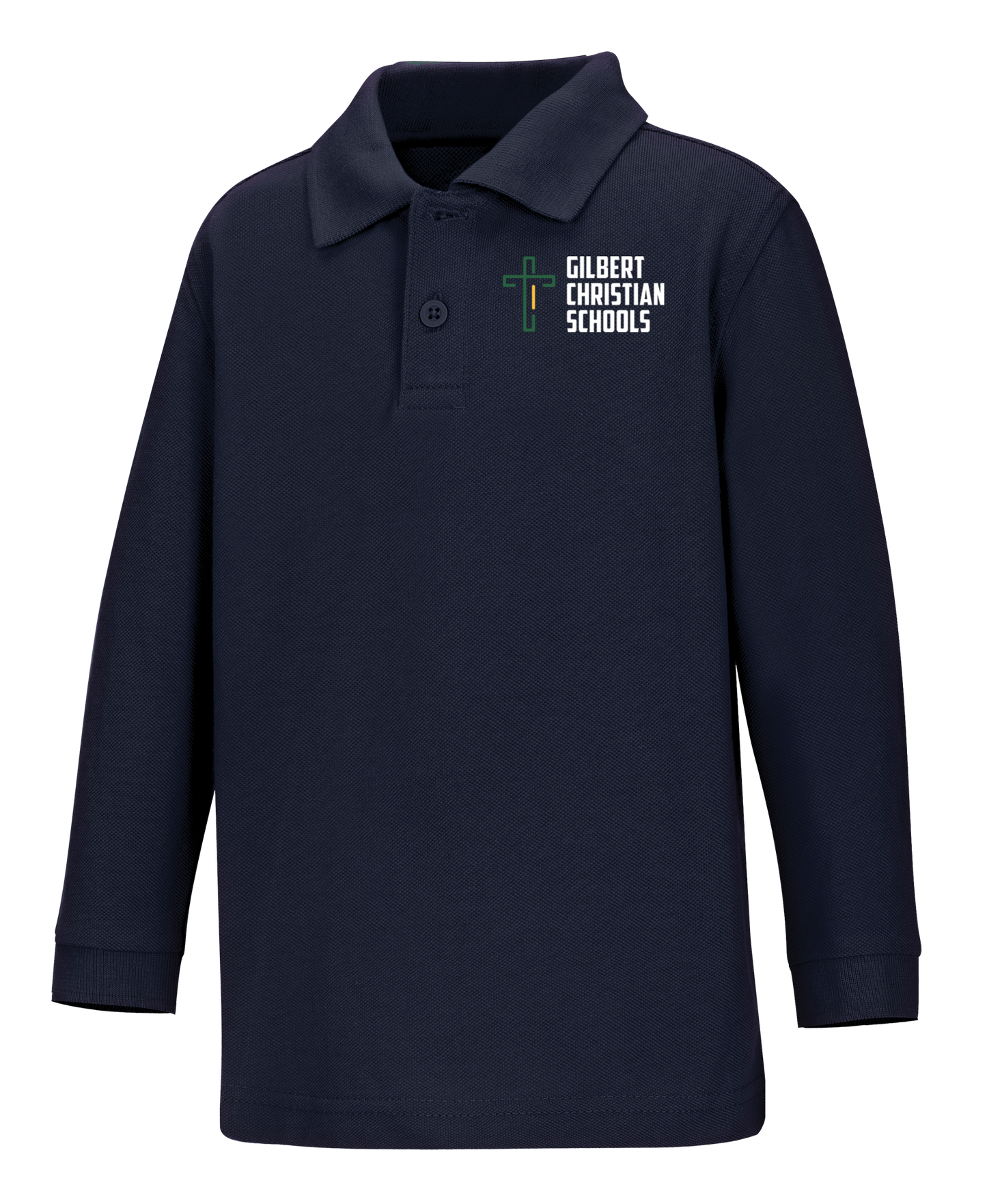 Old Fit Youth Long Sleeve Interlock Polo
