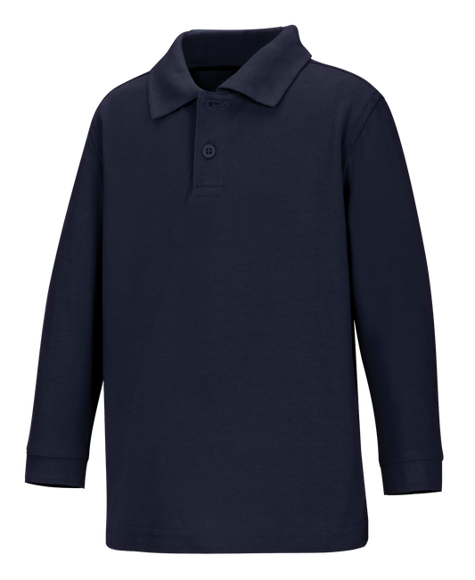 Old Fit Toddler Long Sleeve Pique Polo