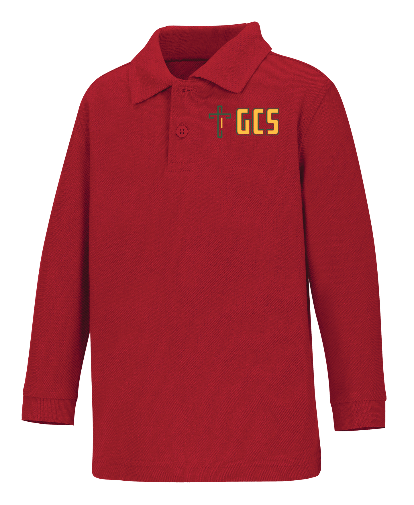 Old Fit Youth Long Sleeve Interlock Polo