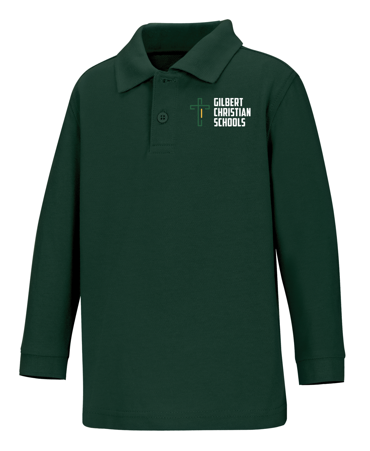 Youth Long Sleeve Pique Polo