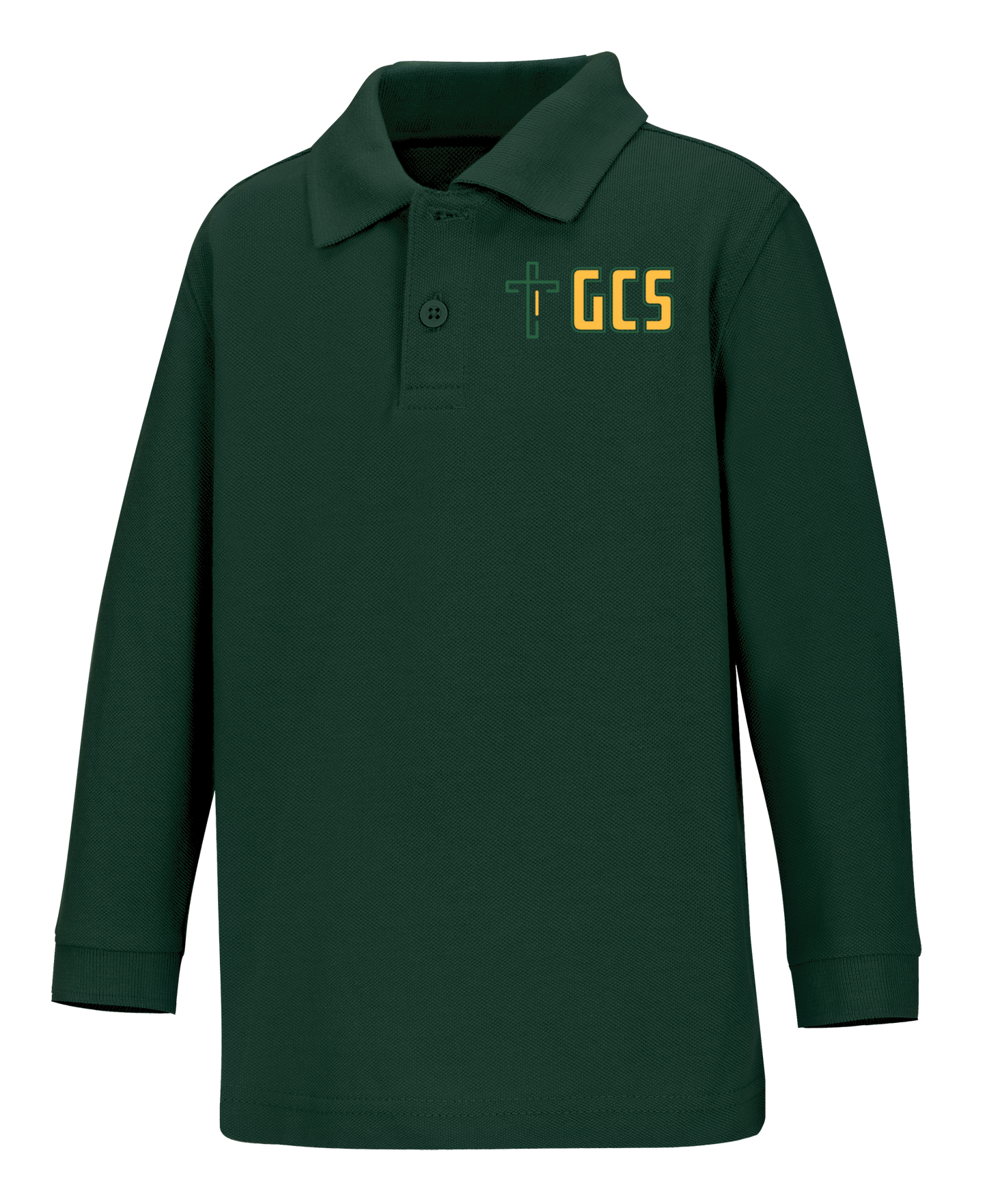 Youth Long Sleeve Pique Polo