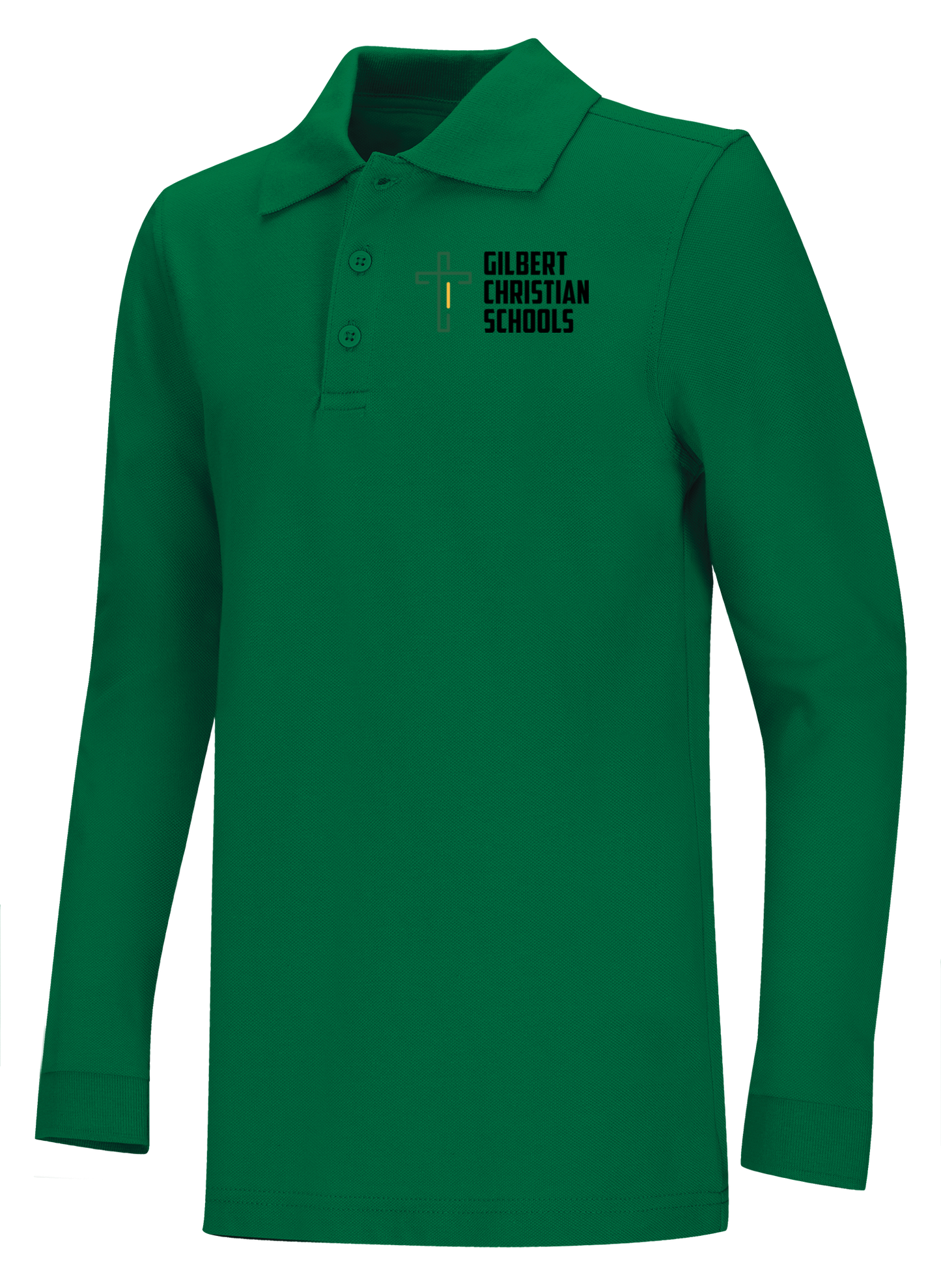 Old Fit Youth Long Sleeve Interlock Polo
