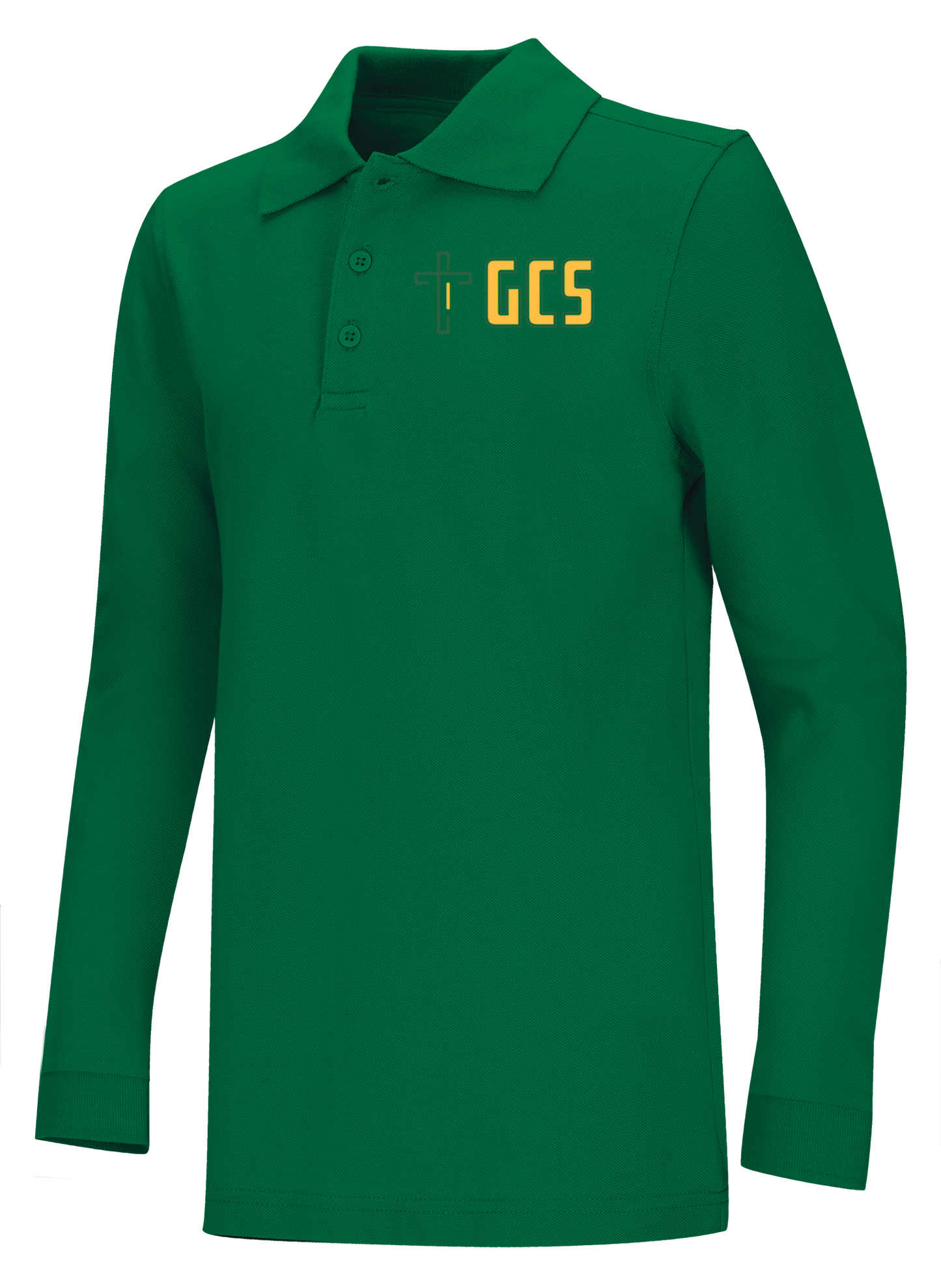 Old Fit Youth Long Sleeve Interlock Polo