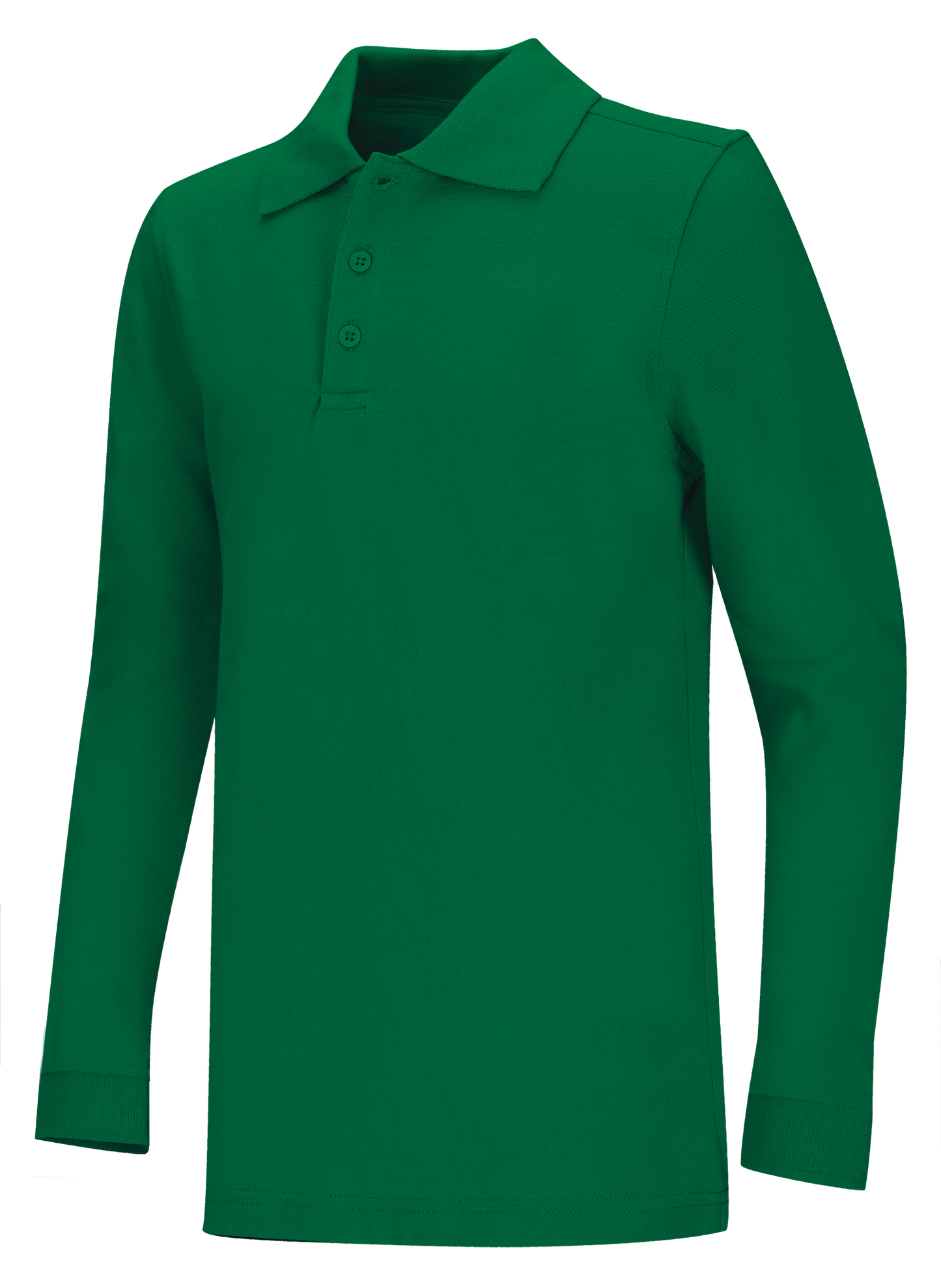 Youth Long Sleeve Pique Polo