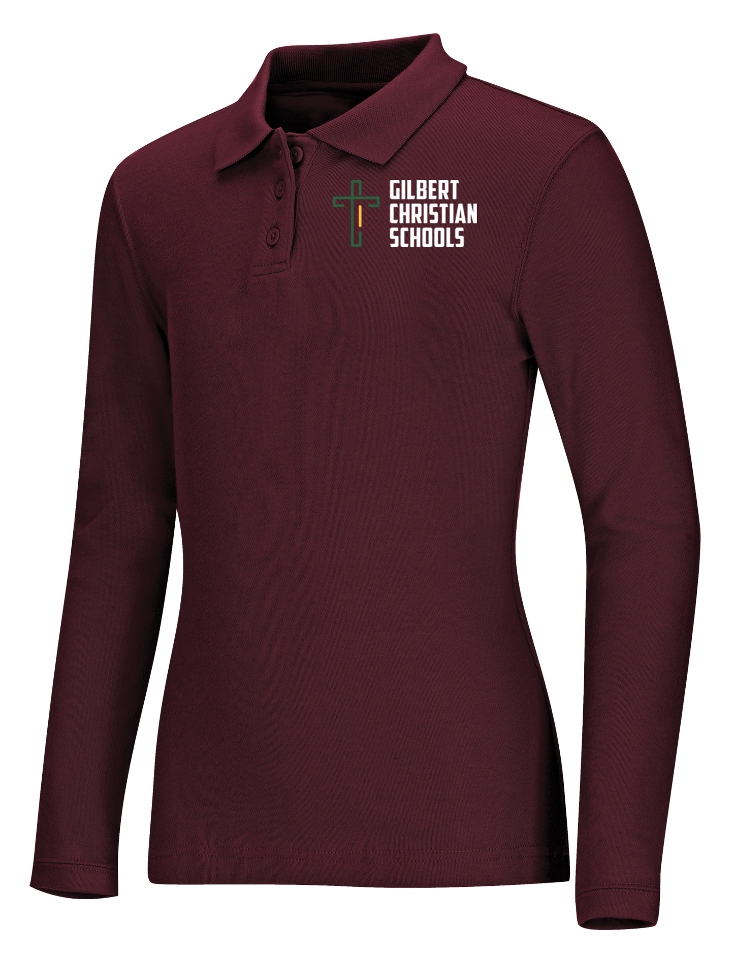 Old Fit Junior Long Sleeve Fitted Interlock Polo