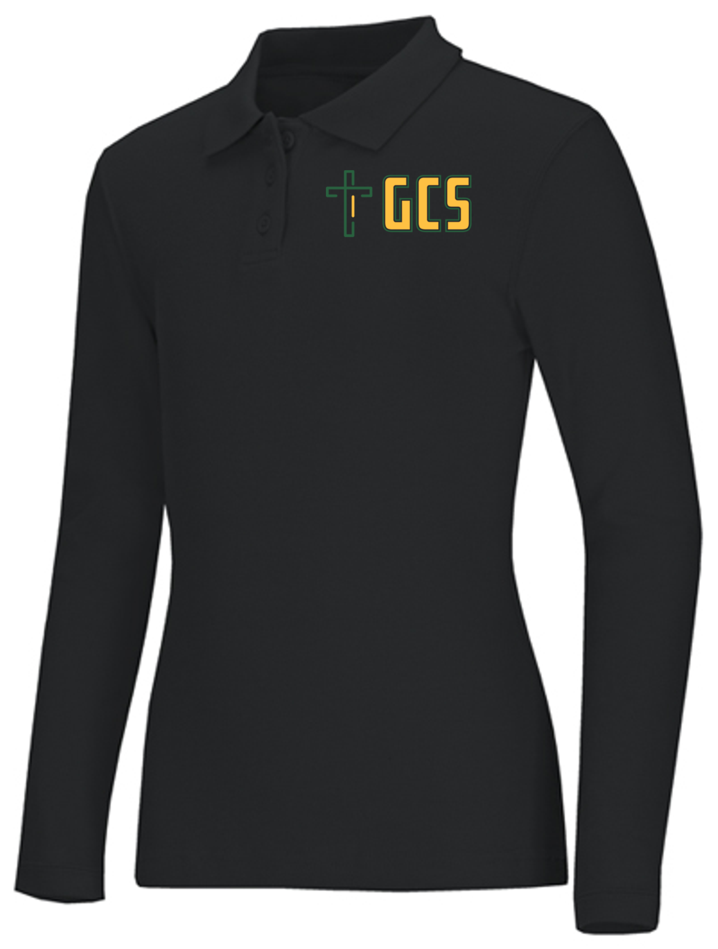 Old Fit Junior Long Sleeve Fitted Interlock Polo