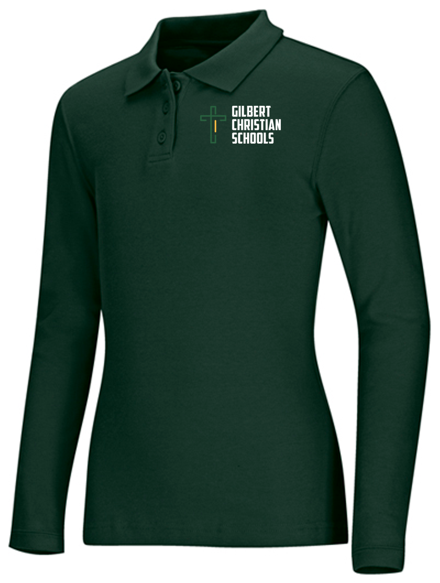 Old Fit Junior Long Sleeve Fitted Interlock Polo