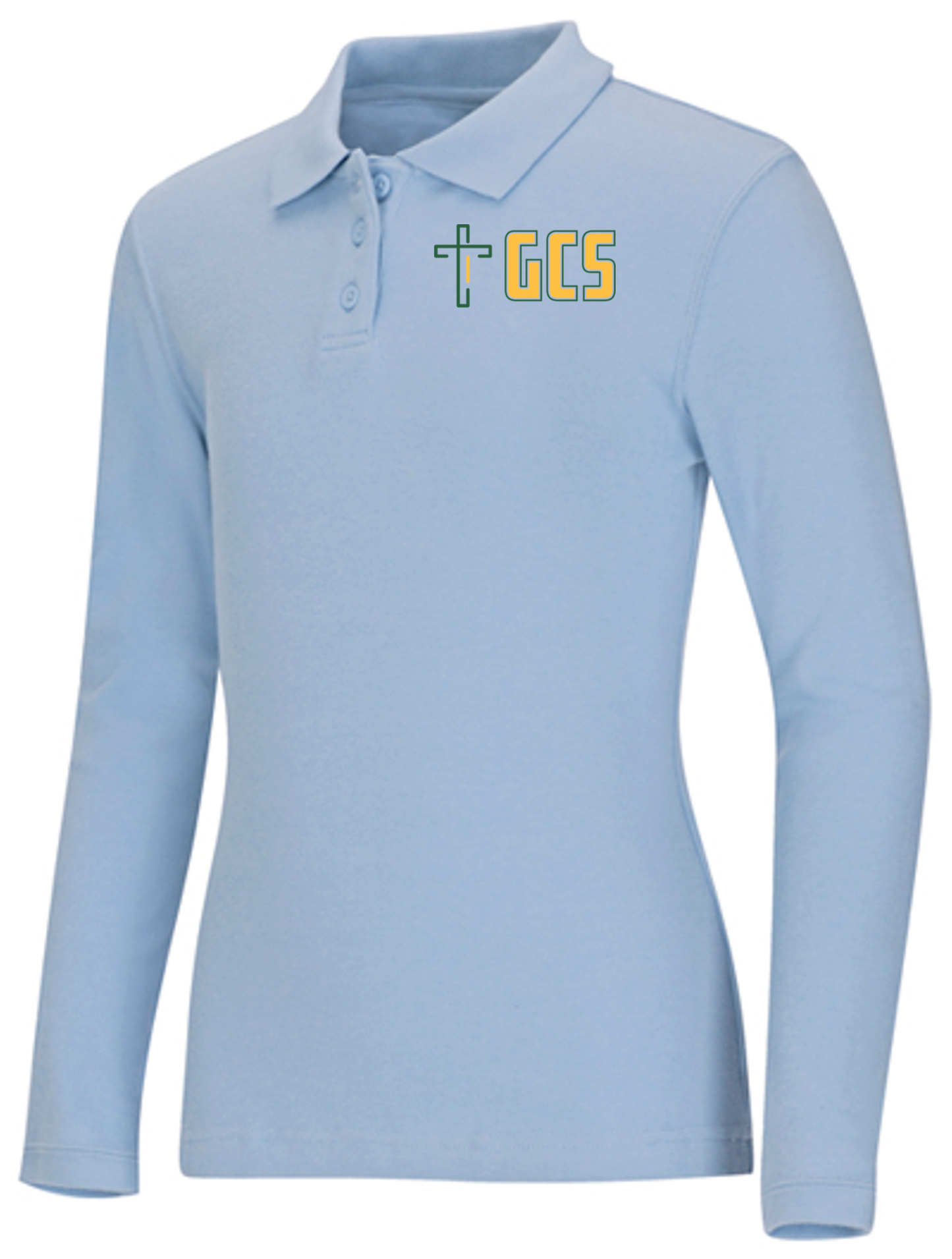 Old Fit Junior Long Sleeve Fitted Interlock Polo