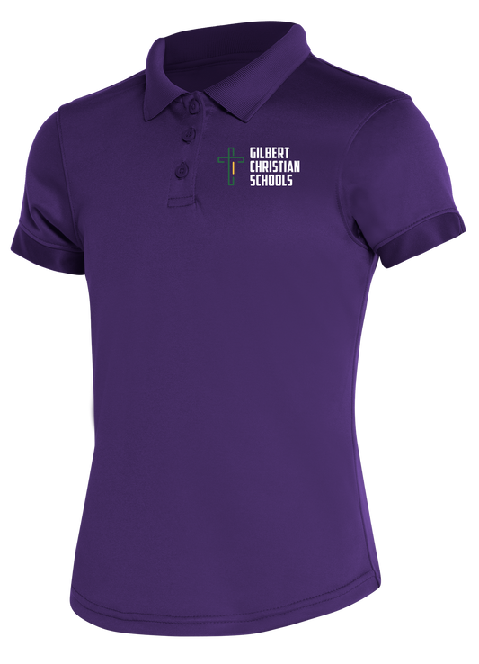 Girls Moisture Wicking Polo