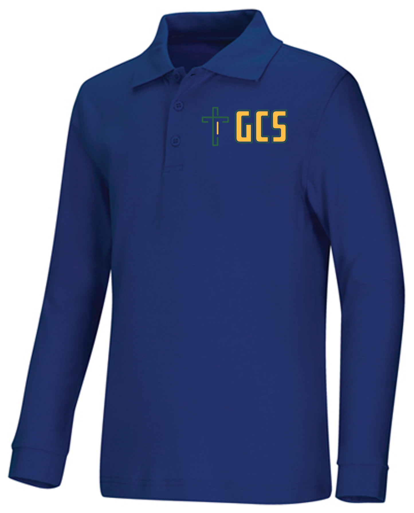 Discounted Old Fit Adult Long Sleeve Interlock Polo