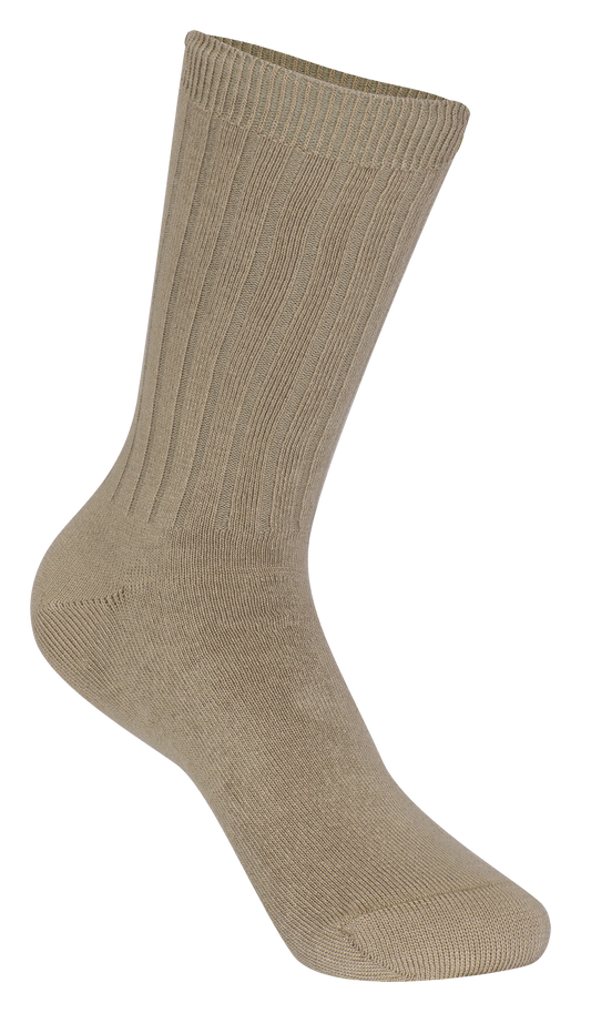 Unisex Ribbed Crew Socks