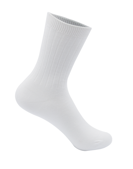 Unisex Ribbed Crew Socks