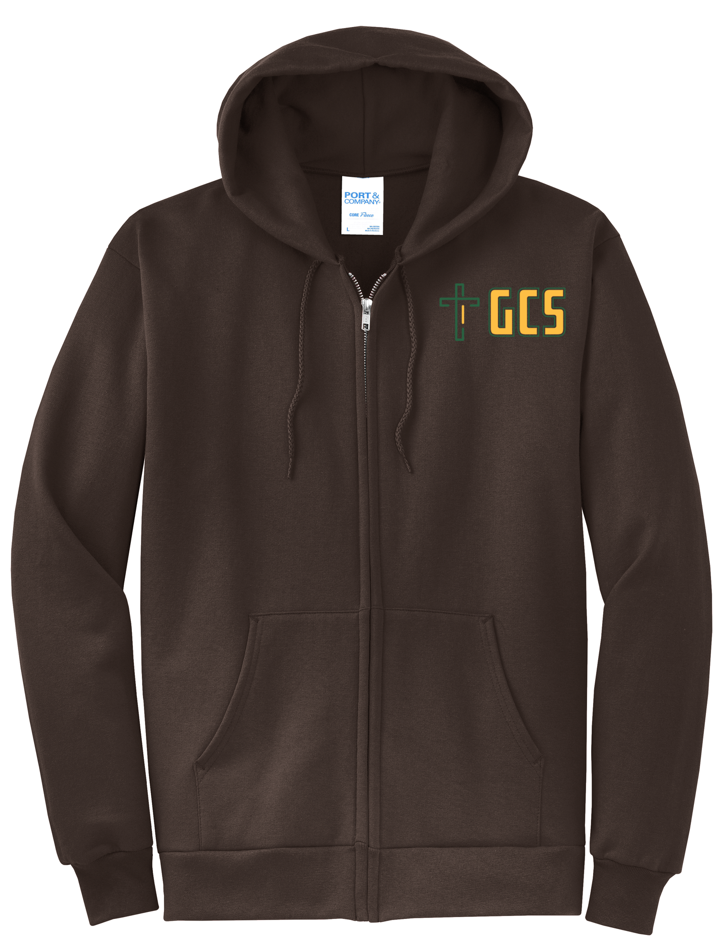 Adult Unisex Core Fleece Full-Zip Hooded Sweatshirt