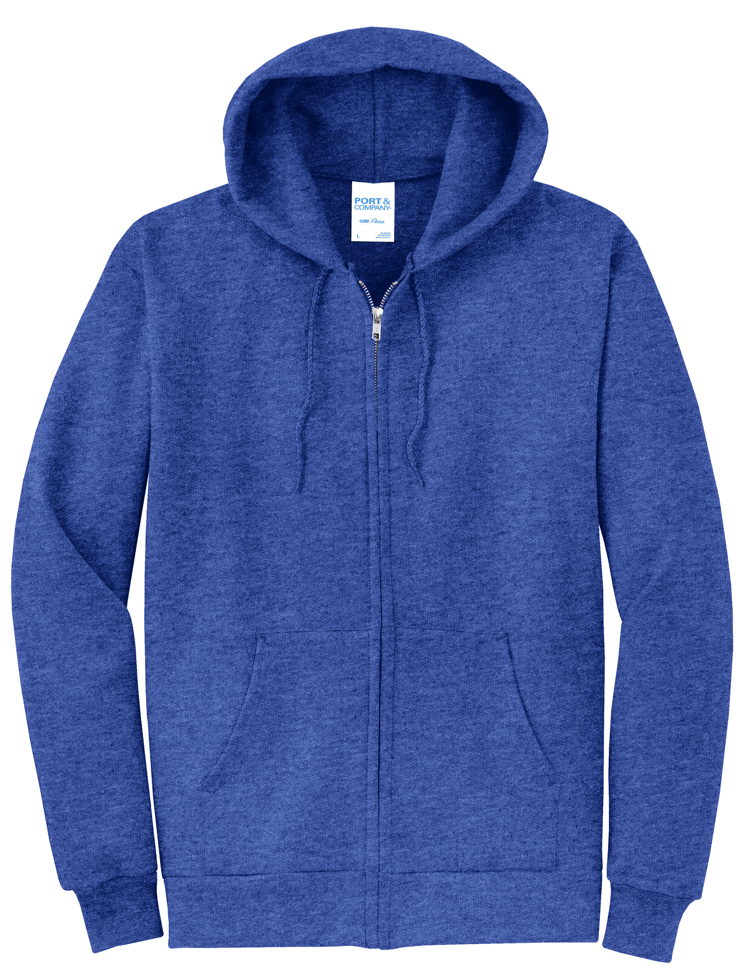Adult Unisex Core Fleece Full-Zip Hooded Sweatshirt