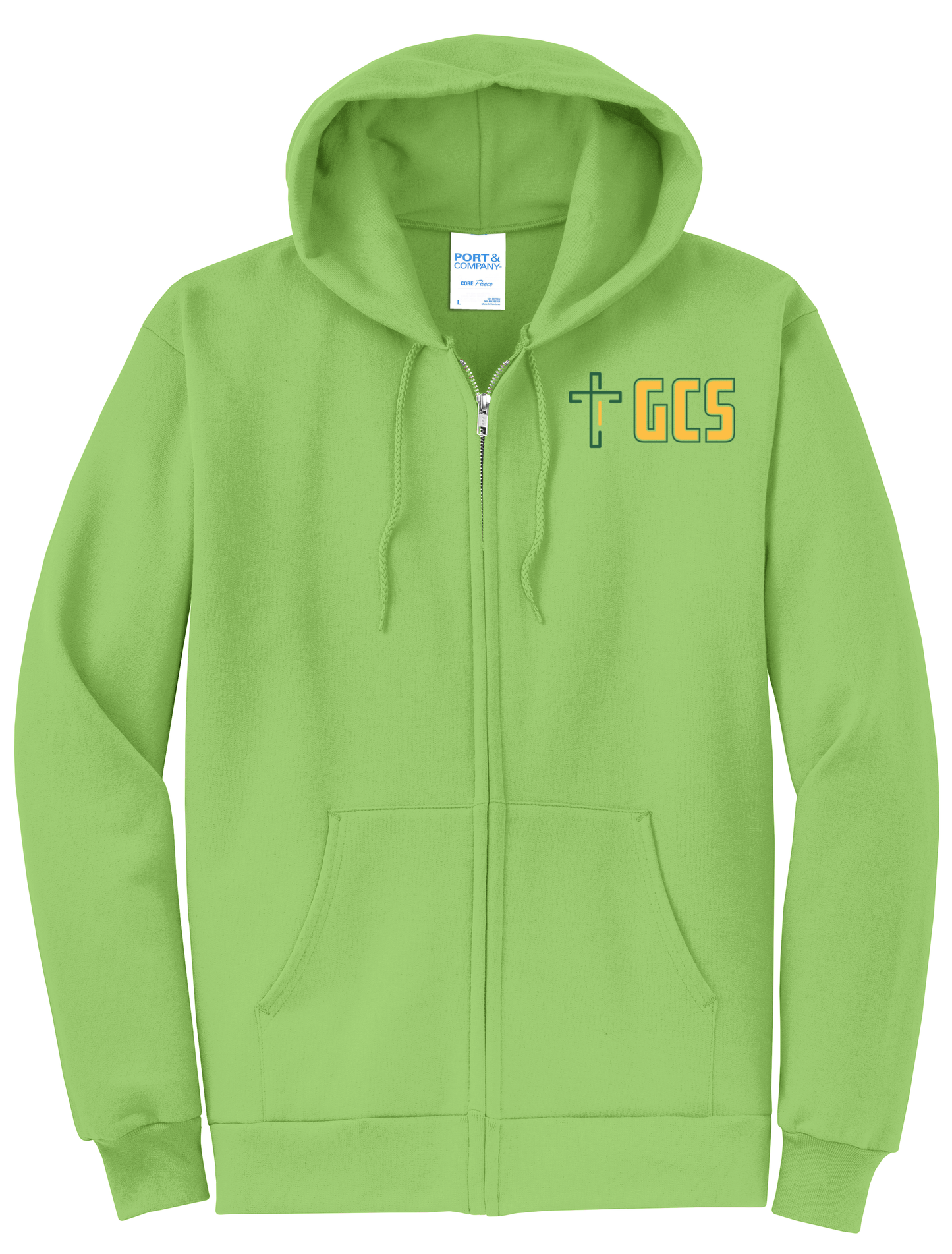 Adult Unisex Core Fleece Full-Zip Hooded Sweatshirt
