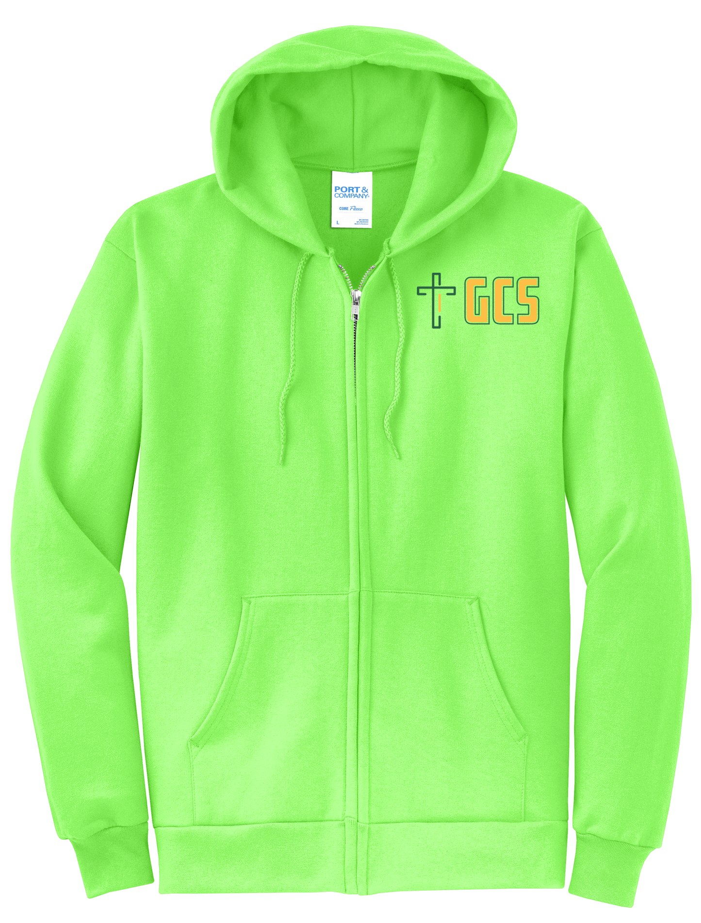 Adult Unisex Core Fleece Full-Zip Hooded Sweatshirt