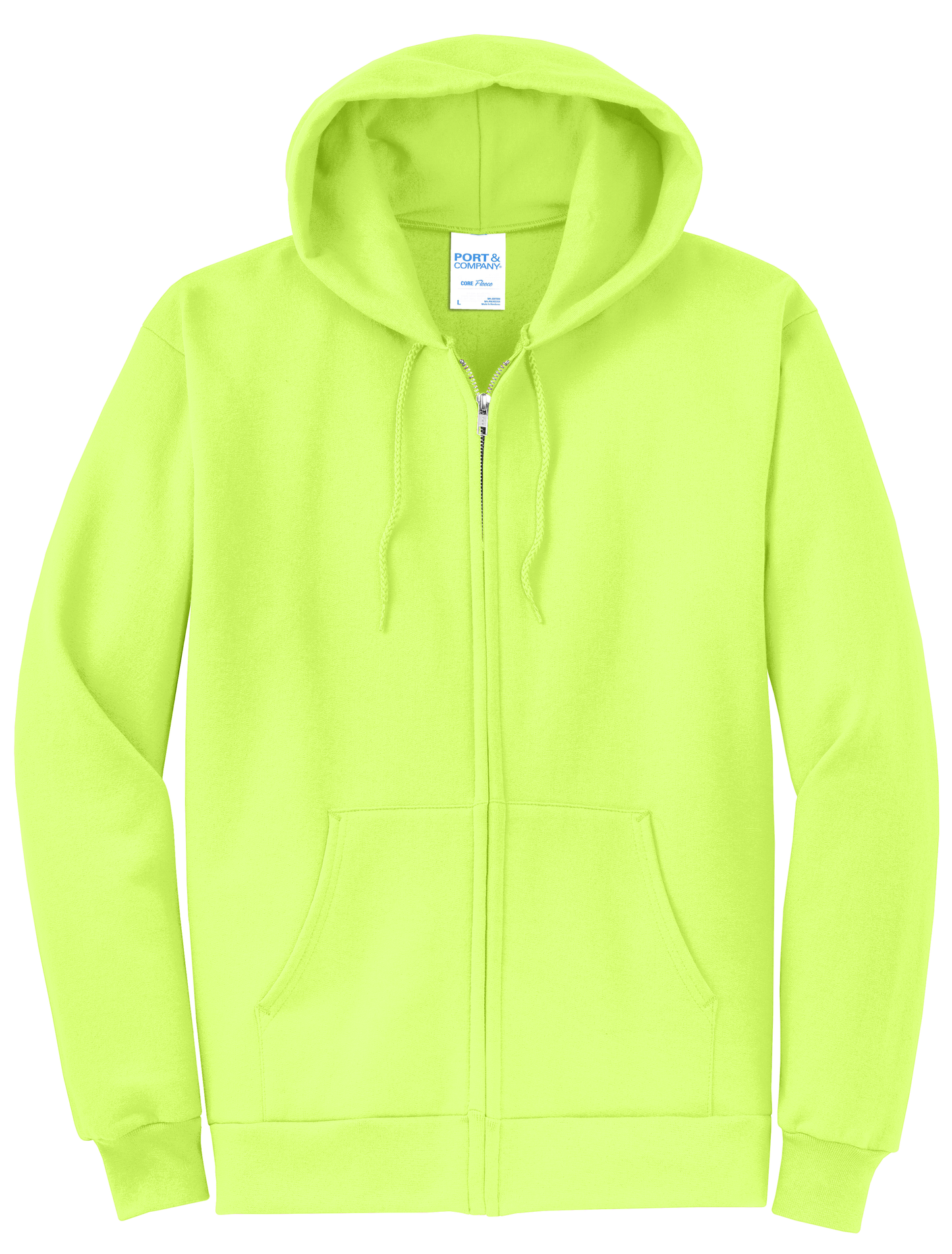 Adult Unisex Core Fleece Full-Zip Hooded Sweatshirt