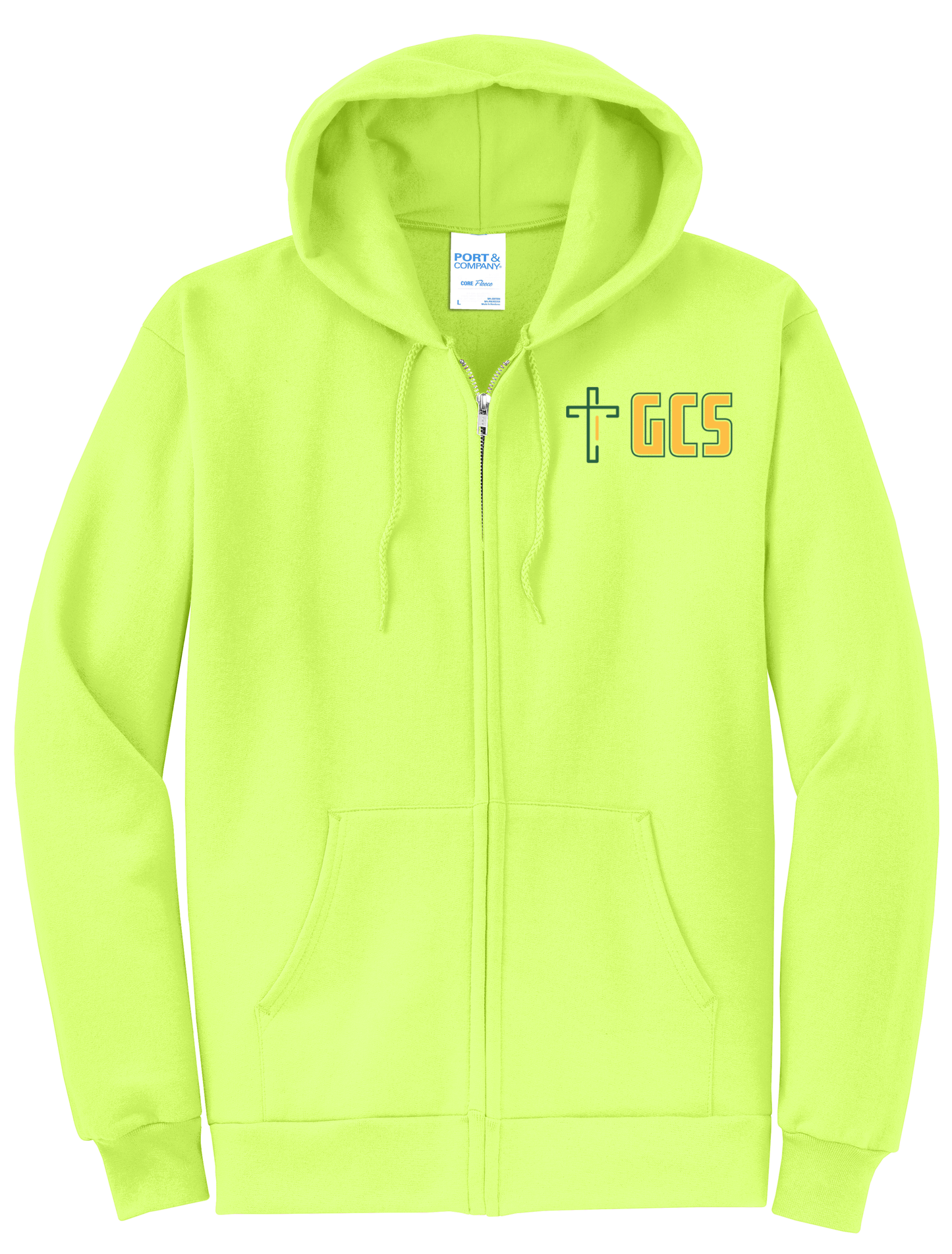 Adult Unisex Core Fleece Full-Zip Hooded Sweatshirt