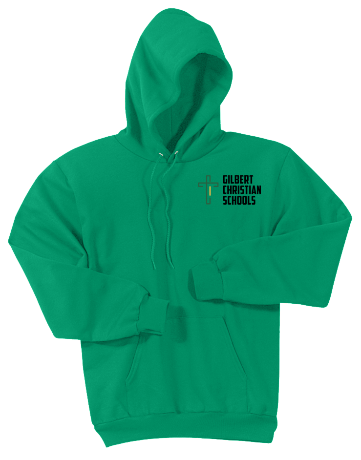 Adult Unisex Essential Fleece Pullover Hooded Sweatshirt