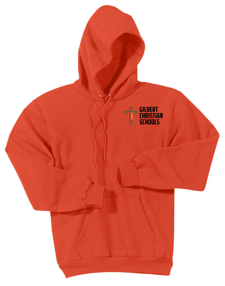 Adult Unisex Essential Fleece Pullover Hooded Sweatshirt