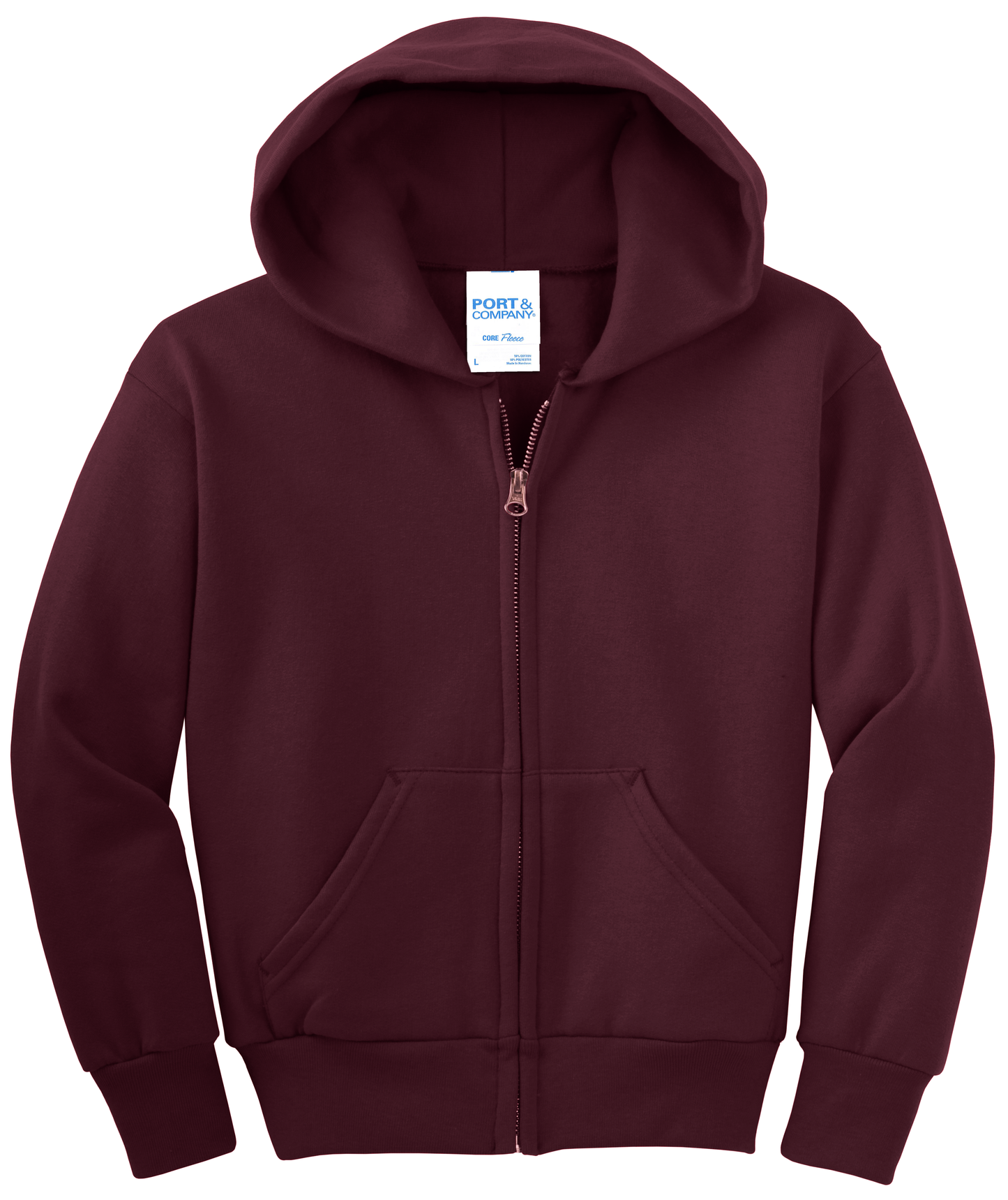 Adult Unisex Core Fleece Full-Zip Hooded Sweatshirt