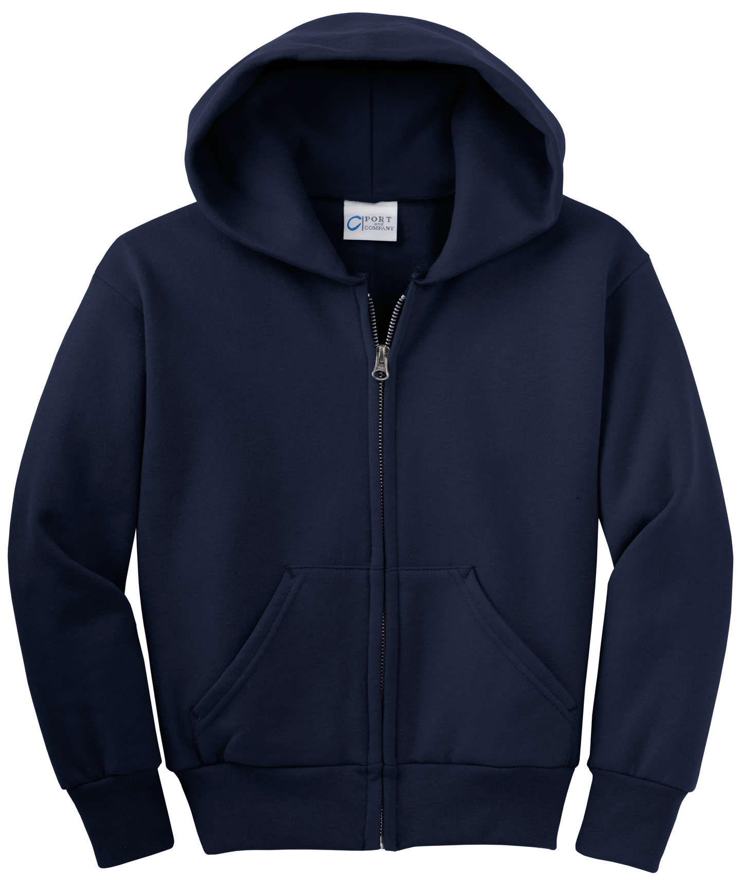 Youth Core Fleece Full-Zip Hooded Sweatshirt