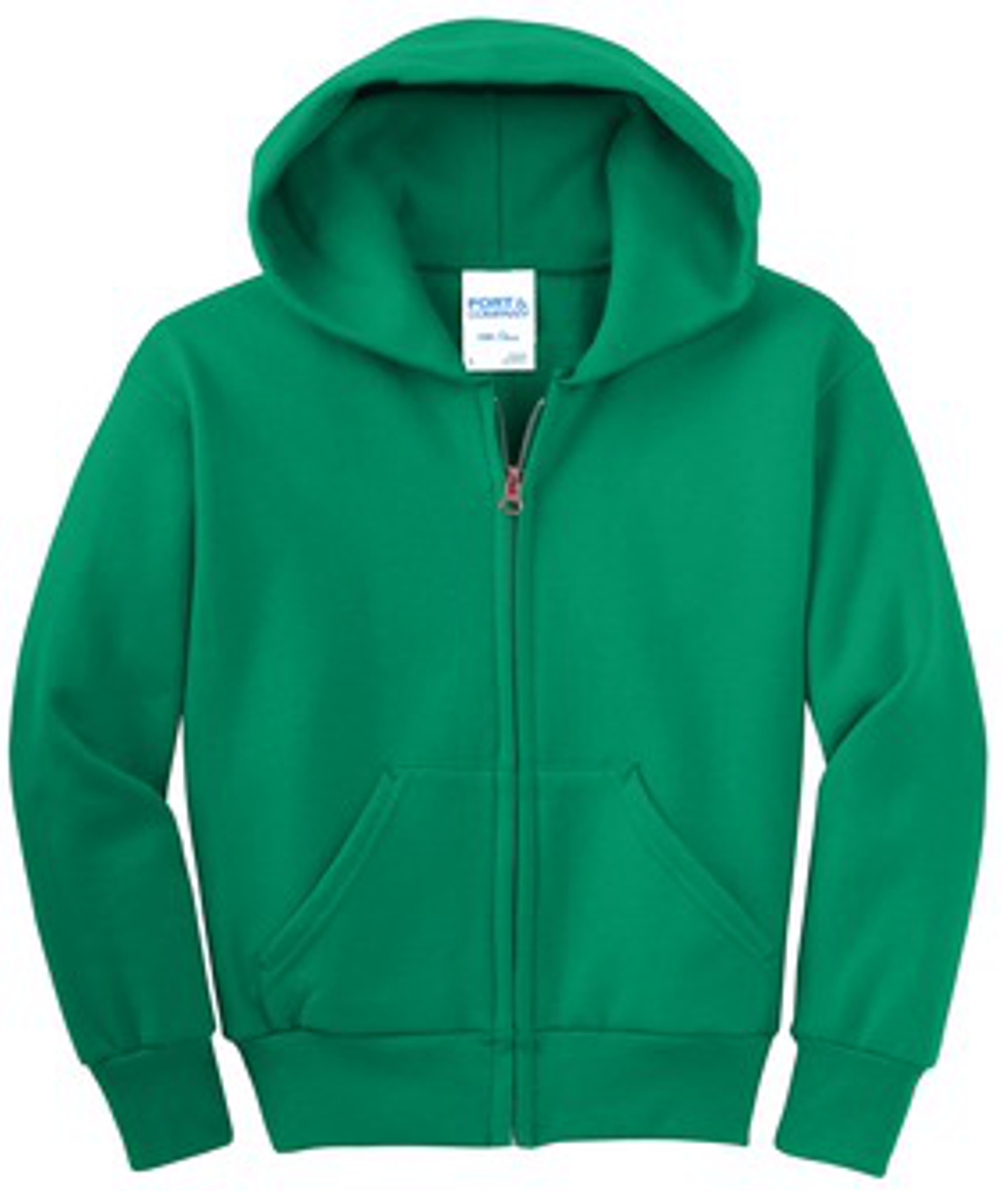 Youth Core Fleece Full-Zip Hooded Sweatshirt