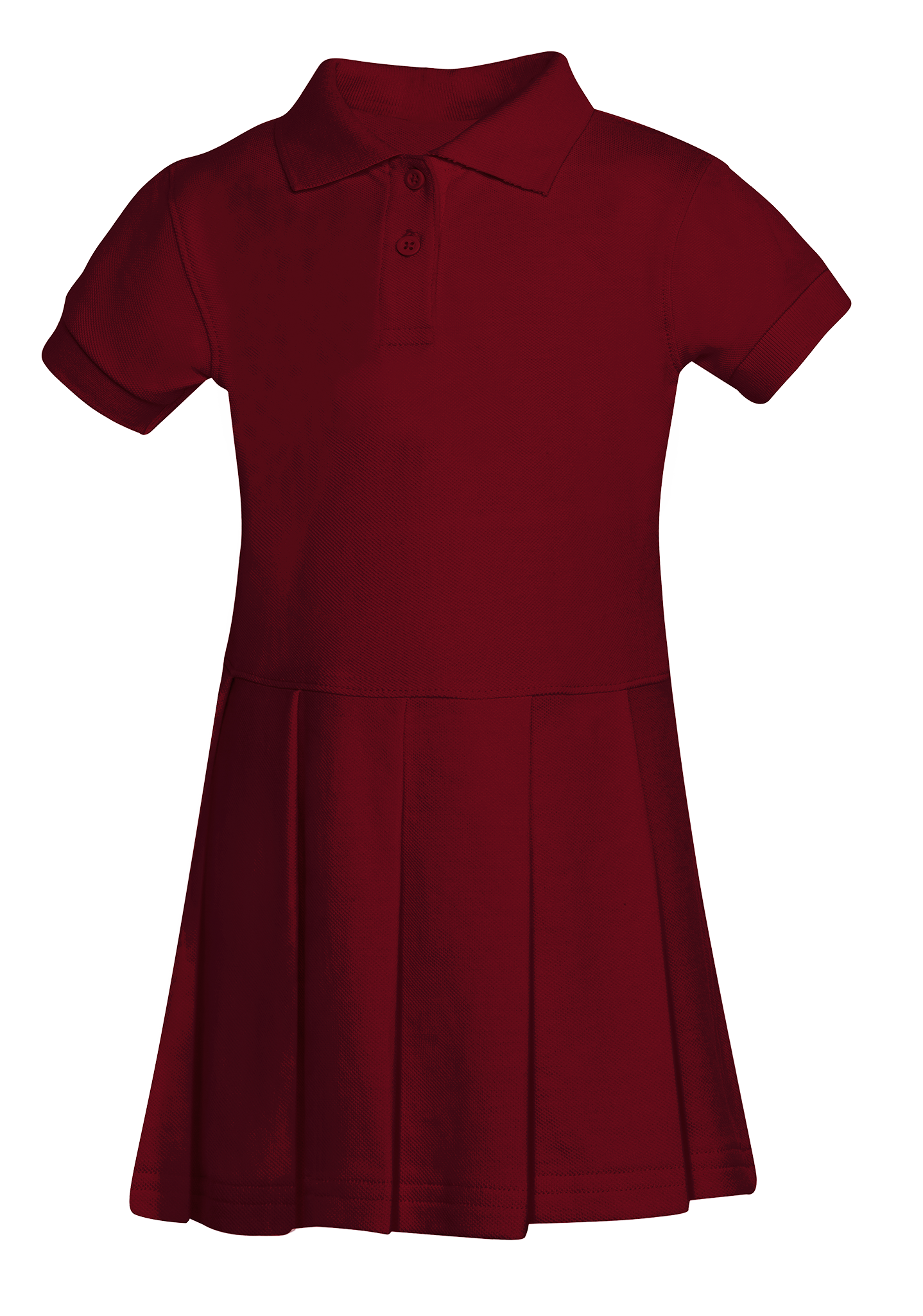 Discounted Girls Pique Polo Dress (Sizes XS-XL)