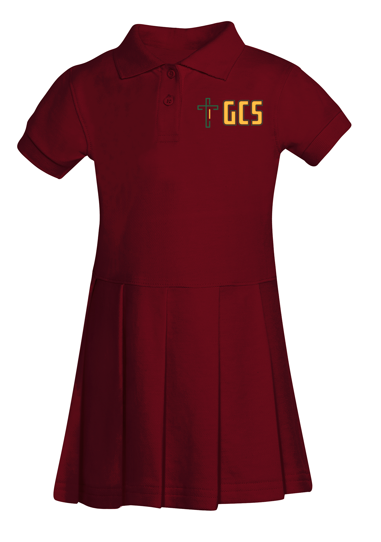 Discounted Girls Pique Polo Dress (Sizes XS-XL)