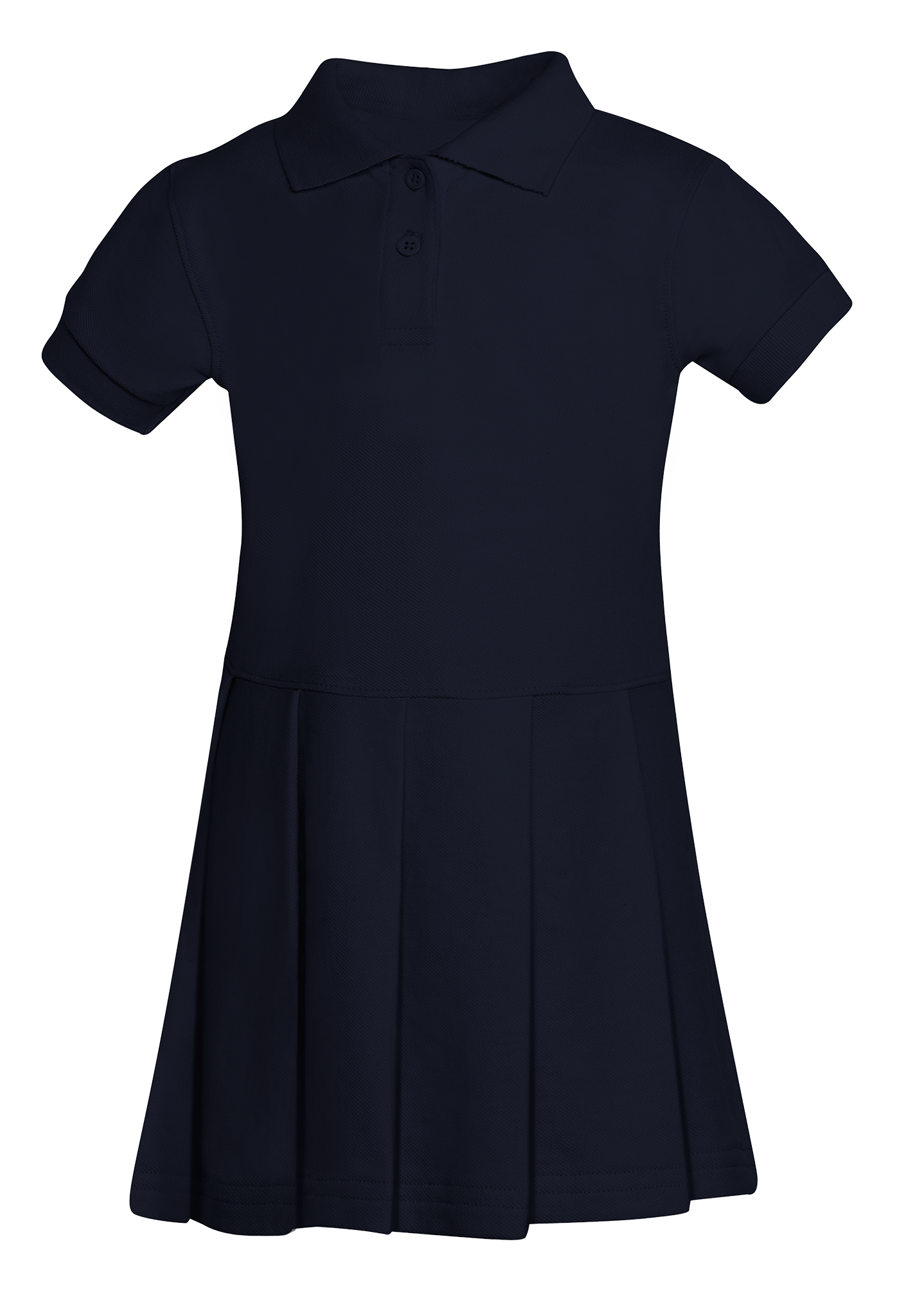 Discounted Girls Pique Polo Dress (Sizes XS-XL)