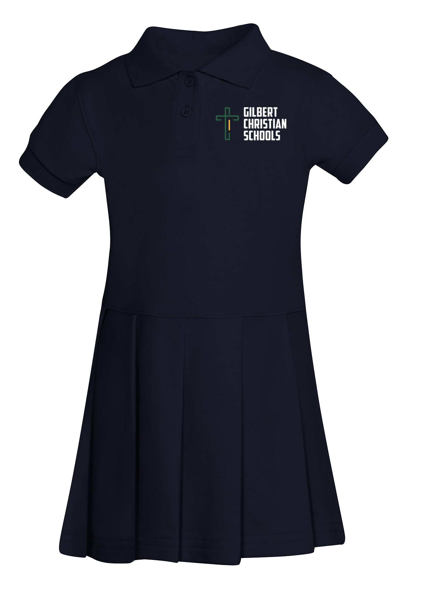 Discounted Girls Pique Polo Dress (Sizes XS-XL)