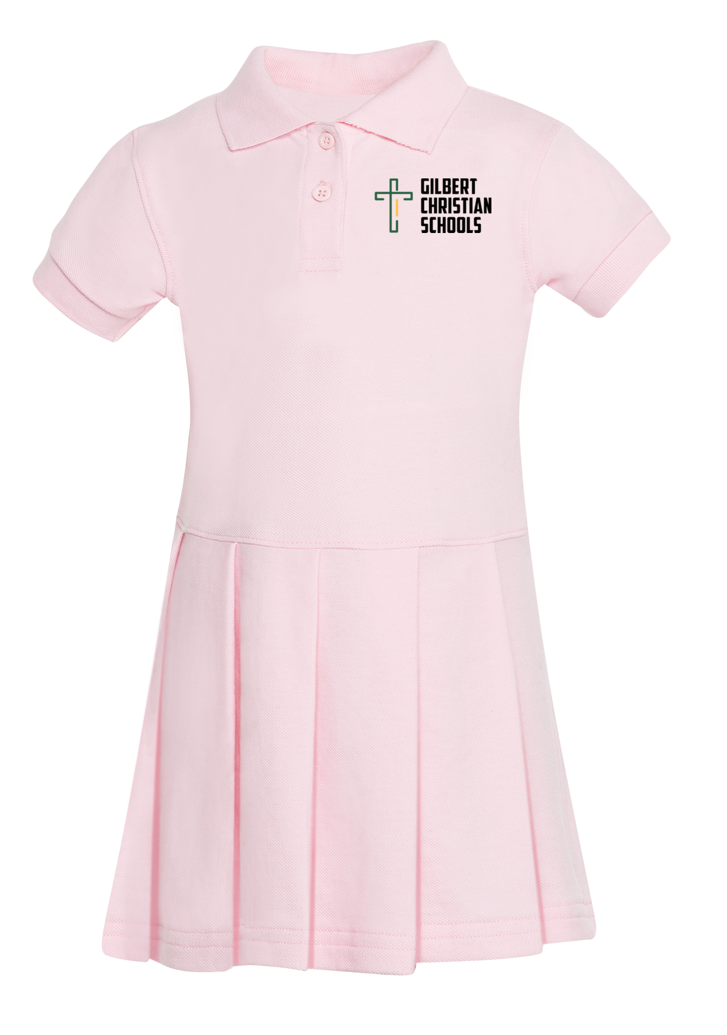 Discounted Girls Pique Polo Dress (Sizes XS-XL)