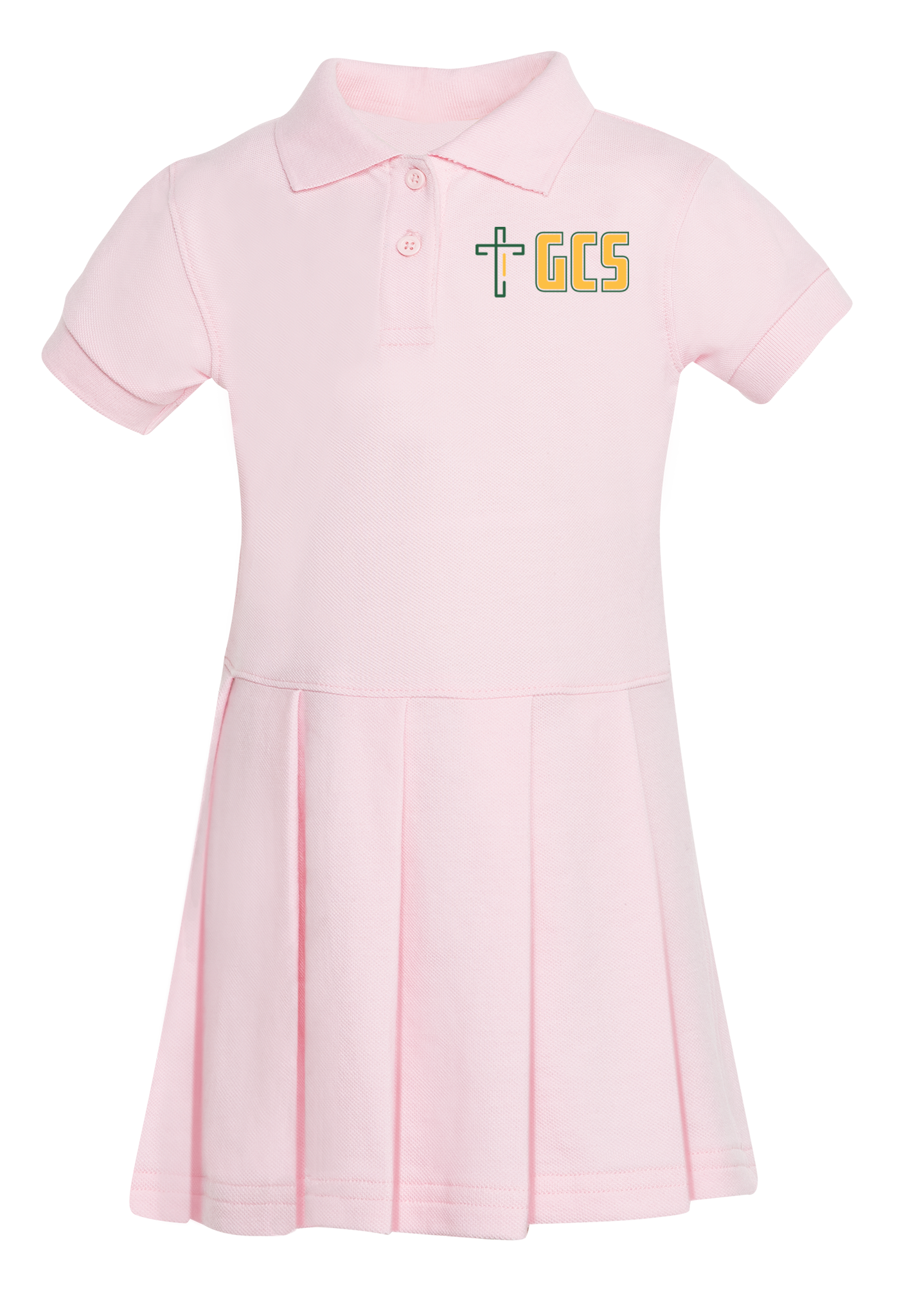 Discounted Girls Pique Polo Dress (Sizes XS-XL)