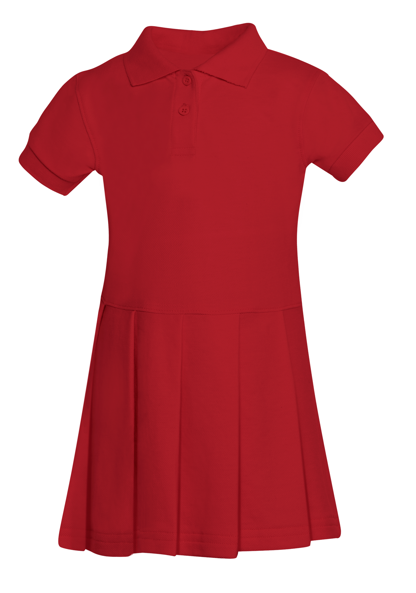 Discounted Girls Pique Polo Dress (Sizes XS-XL)