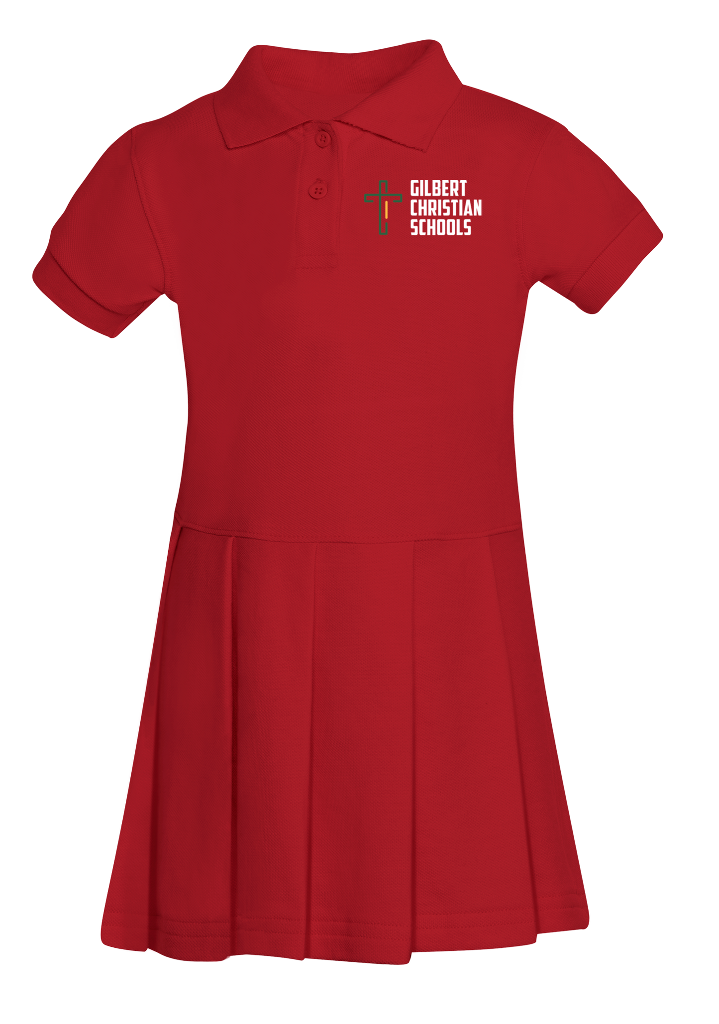 Discounted Girls Pique Polo Dress (Sizes XS-XL)